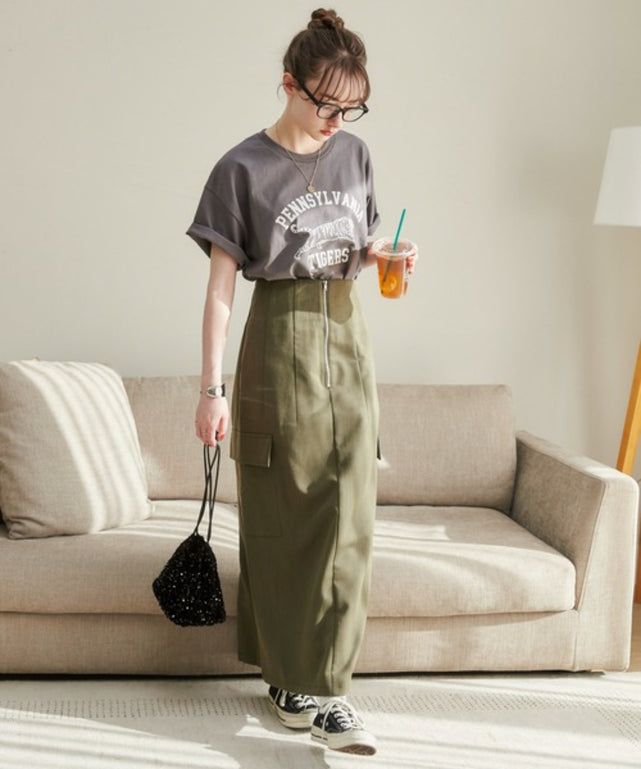 カレッジロゴプリントTee