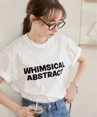 フロッキーロゴプリントTシャツ