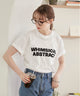 フロッキーロゴプリントTシャツ
