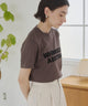 フロッキーロゴプリントTシャツ