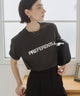 フロッキーロゴプリントTシャツ