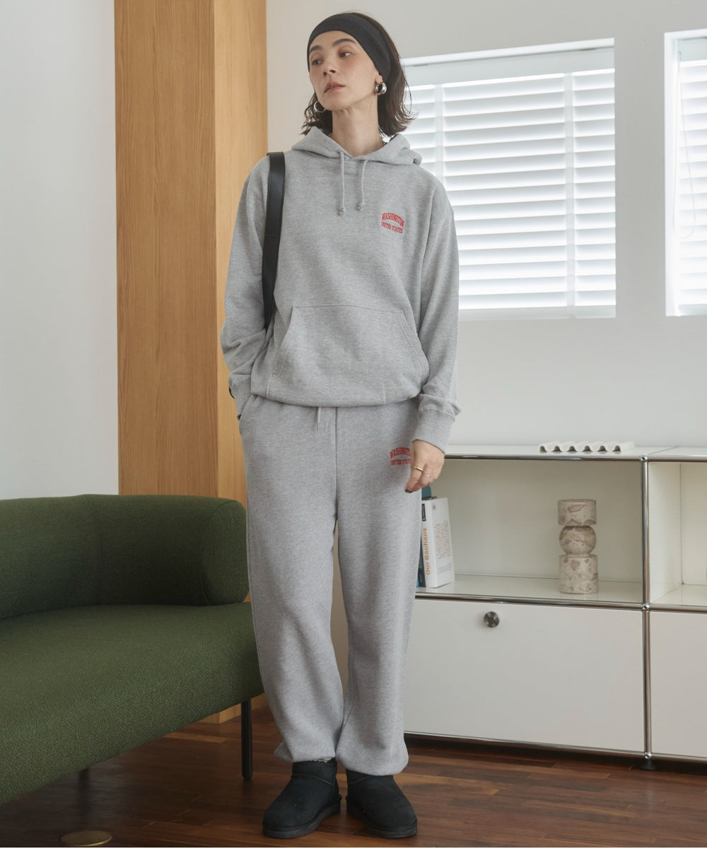 ワンポイント刺繍スウェットパンツ