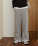 ワイドスウェットパンツ/model：168cm 着用サイズ：F