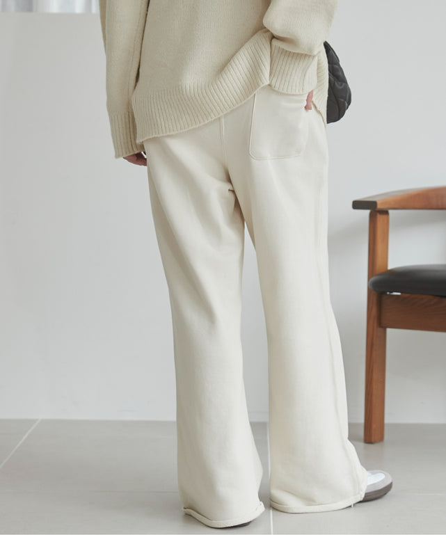 ワイドスウェットパンツ