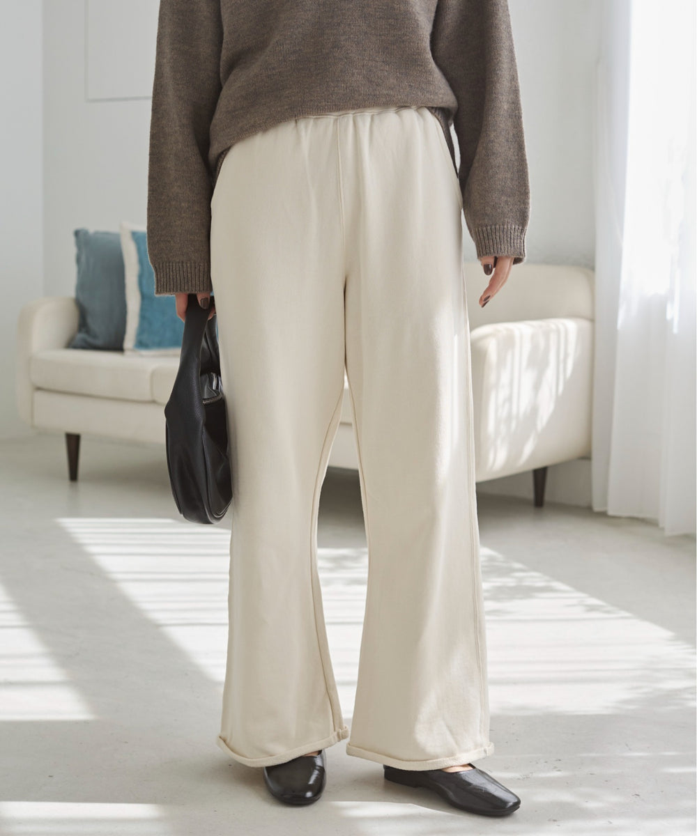 ワイドスウェットパンツ