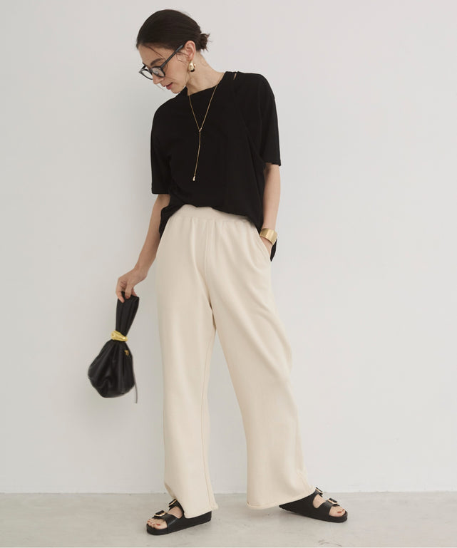 ワイドスウェットパンツ