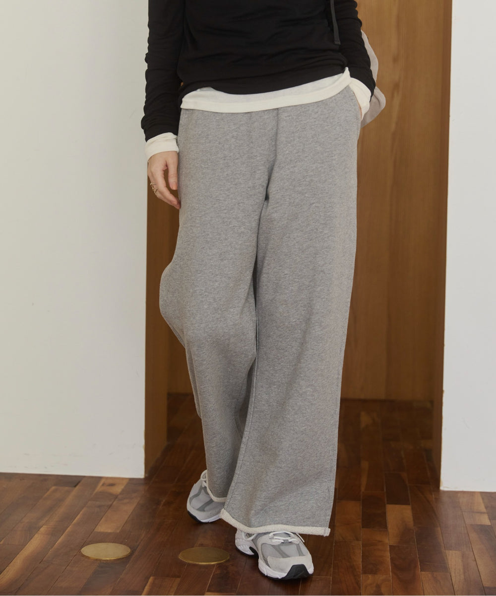 ワイドスウェットパンツ