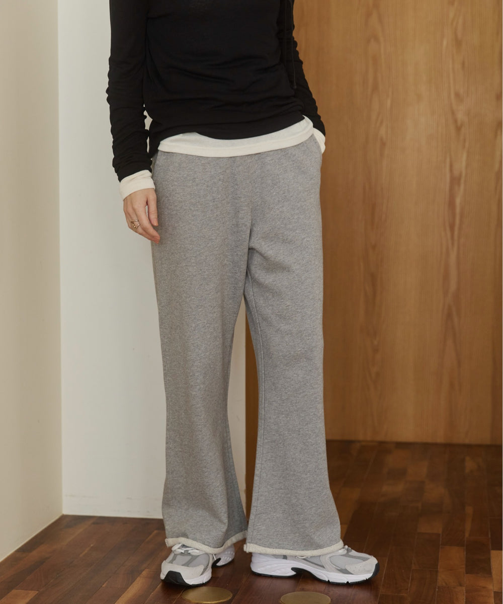 ワイドスウェットパンツ