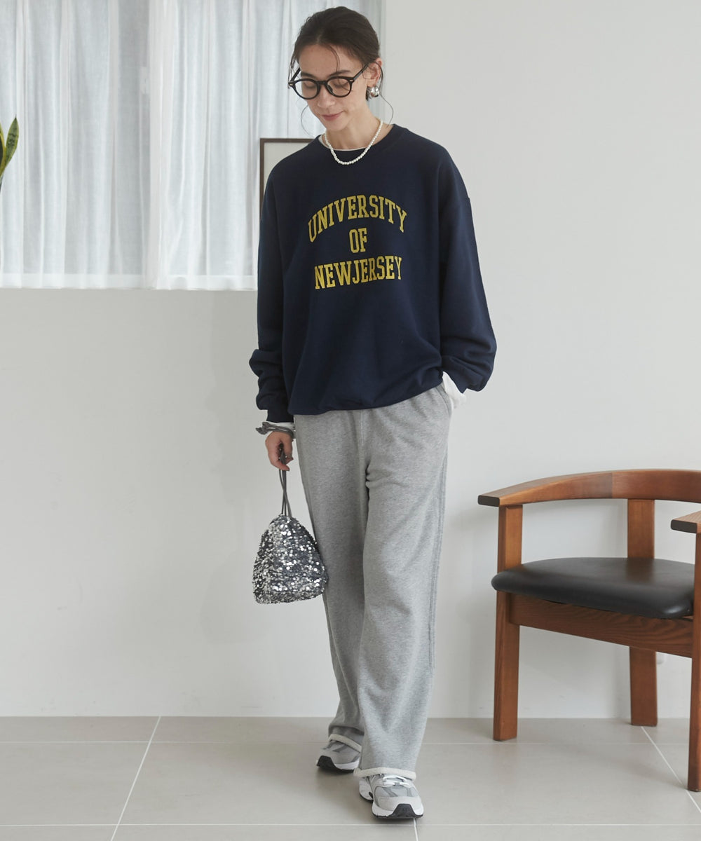 ワイドスウェットパンツ