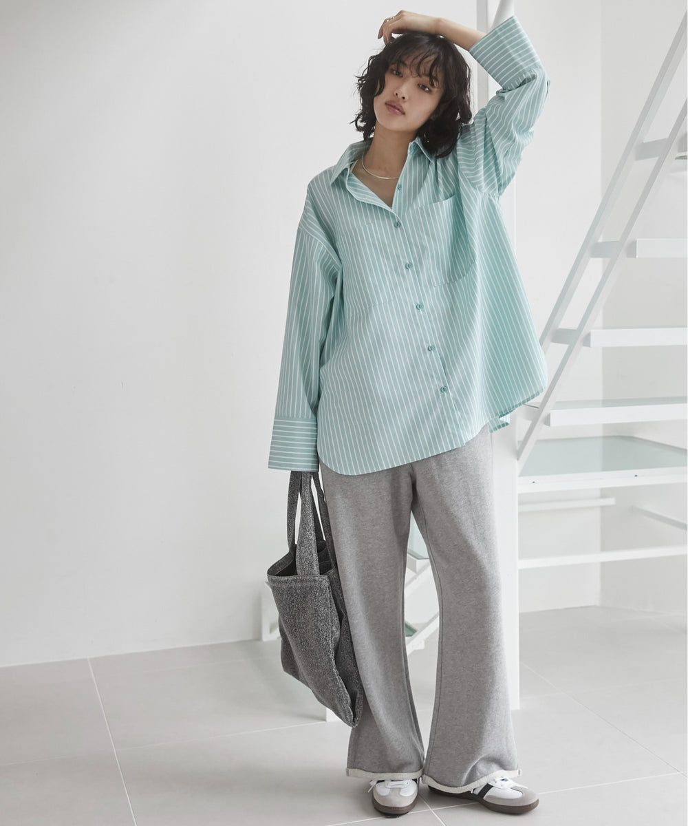 ワイドスウェットパンツ