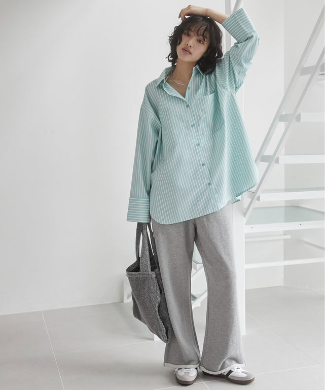 ワイドスウェットパンツ