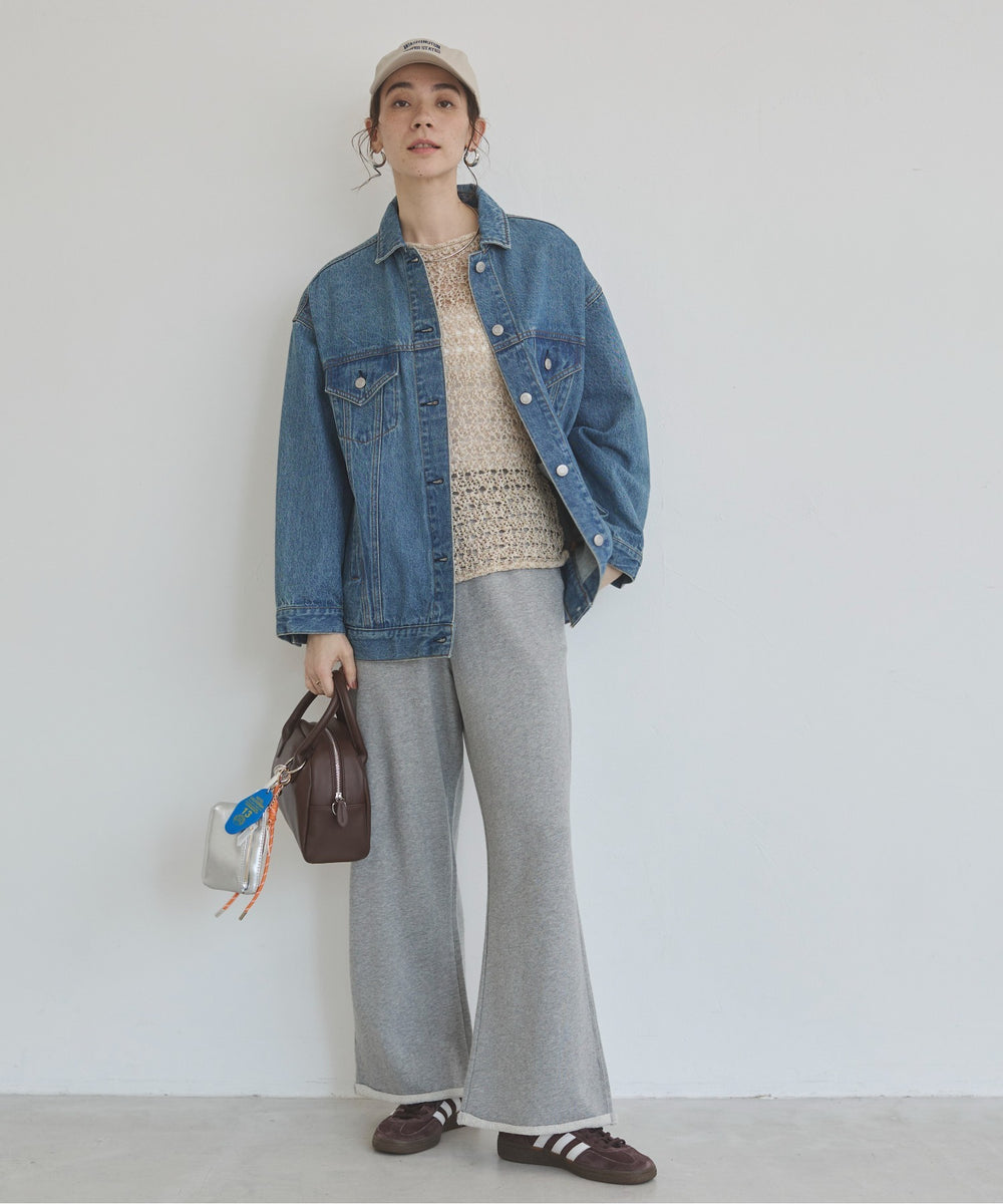 ワイドスウェットパンツ