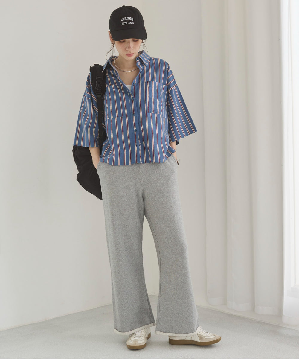 ワイドスウェットパンツ