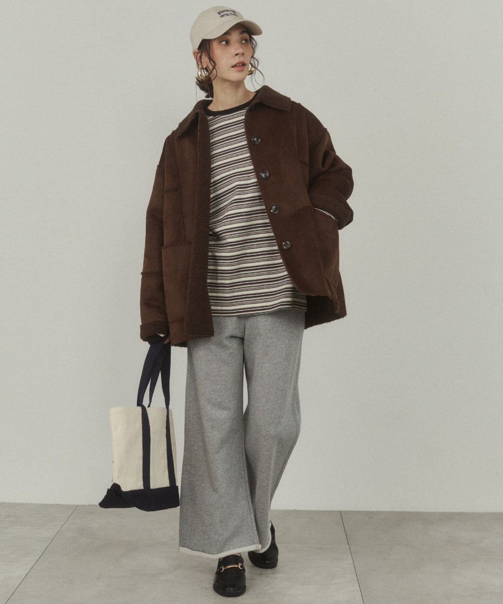 ワイドスウェットパンツ