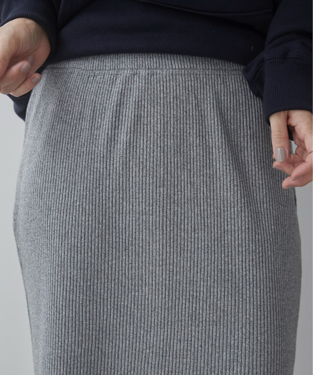 リブマーメイドスカート