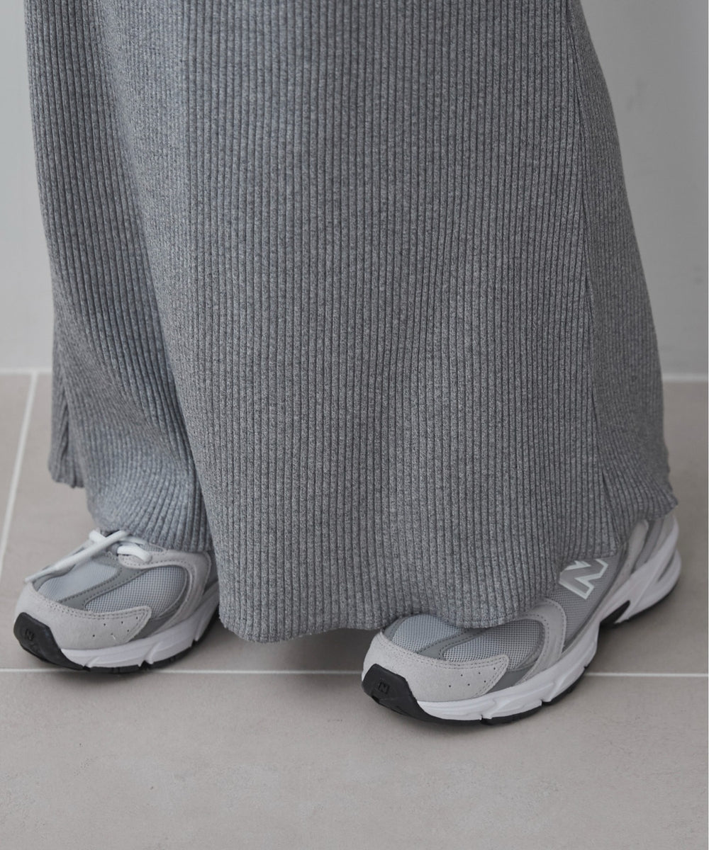 リブマーメイドスカート