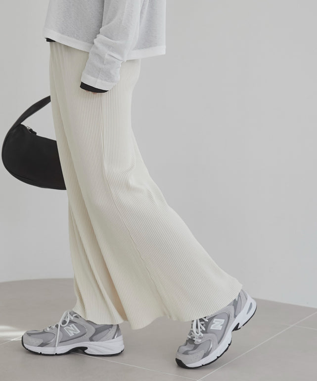 リブマーメイドスカート