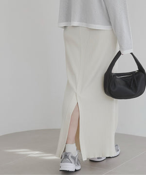 リブマーメイドスカート