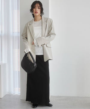 リブマーメイドスカート