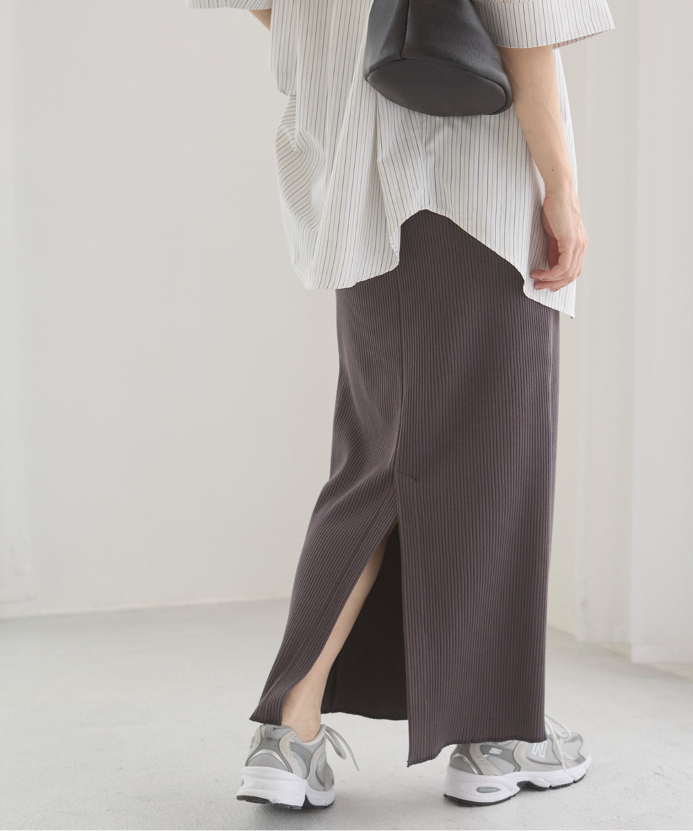 リブマーメイドスカート