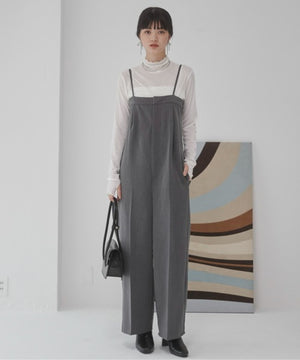 ツイルベアトップサロペット