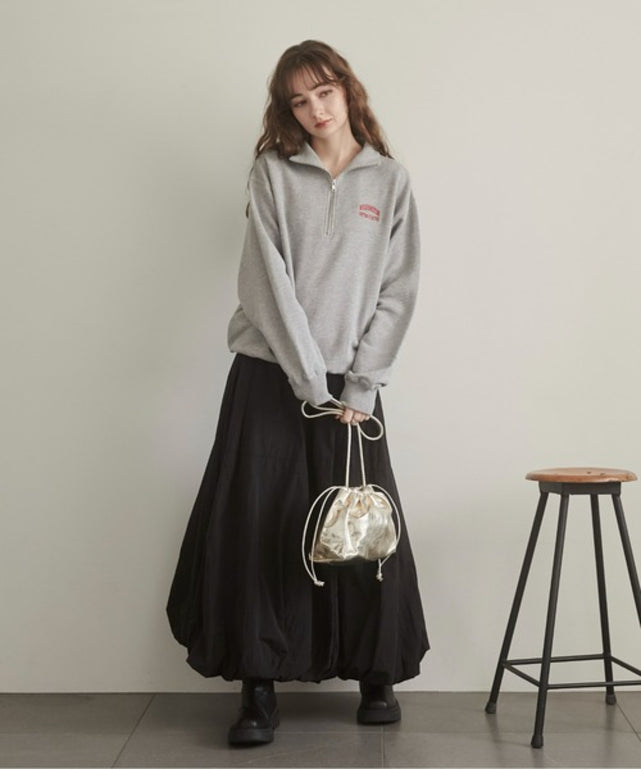 ワンポイント刺繍ハーフZIPスウェットプルオーバー – WEGO ONLINE STORE