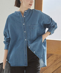 オーバーサイズデニムシャツ