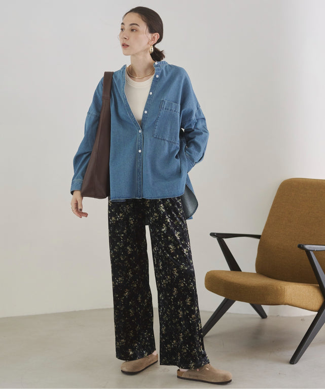 オーバーサイズデニムシャツ