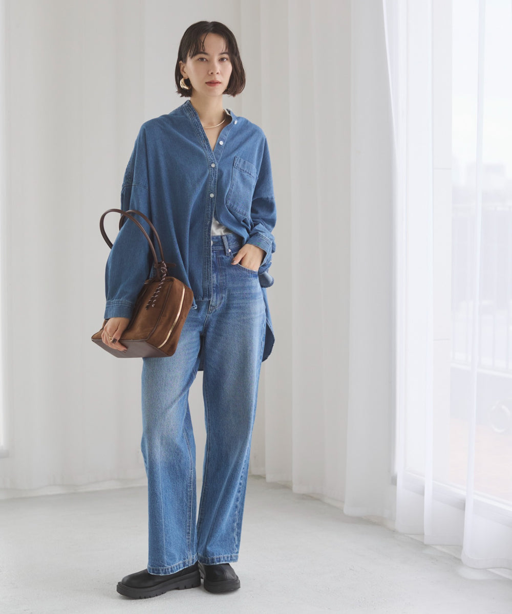 オーバーサイズデニムシャツ