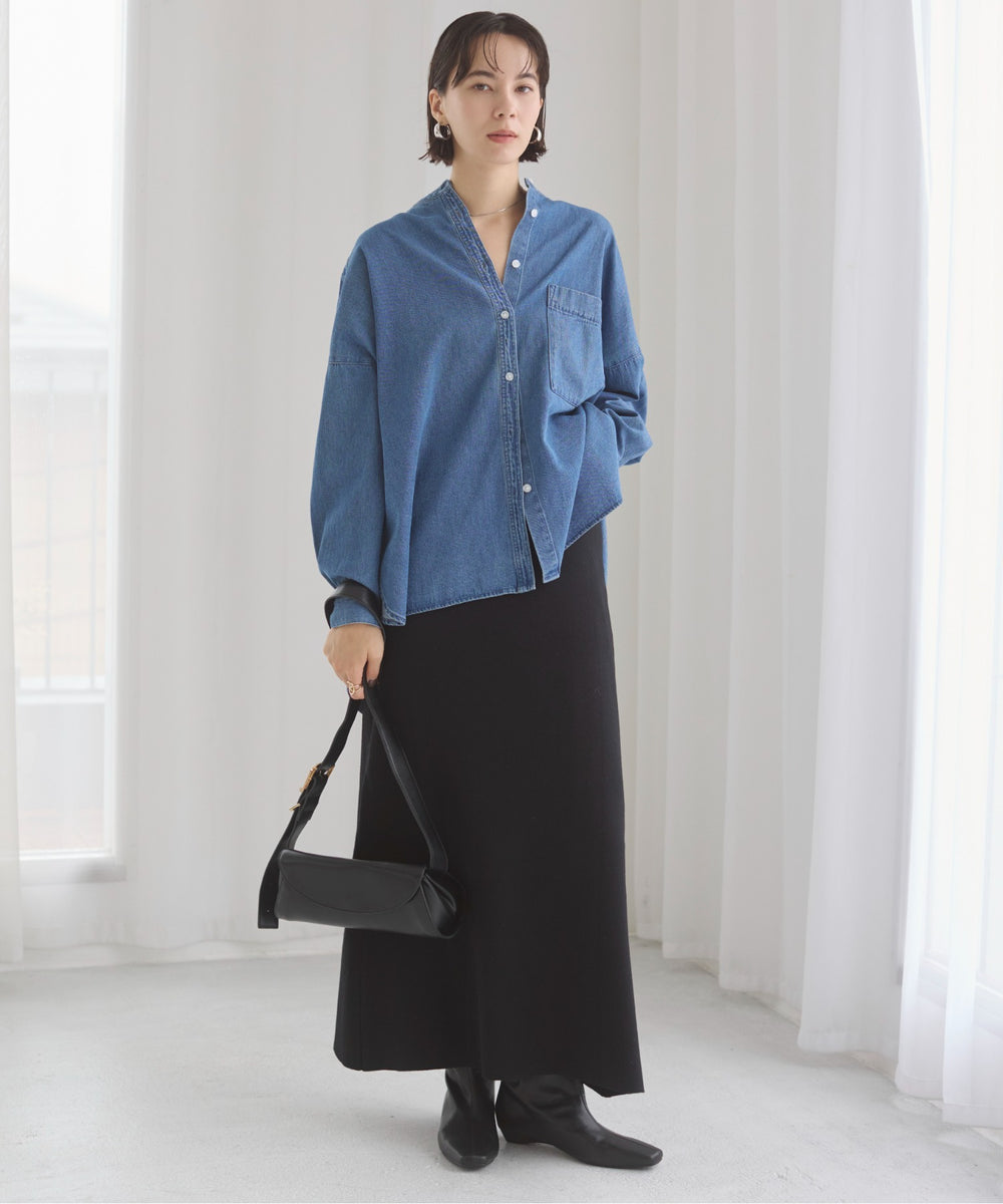 オーバーサイズデニムシャツ
