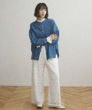 オーバーサイズデニムシャツ