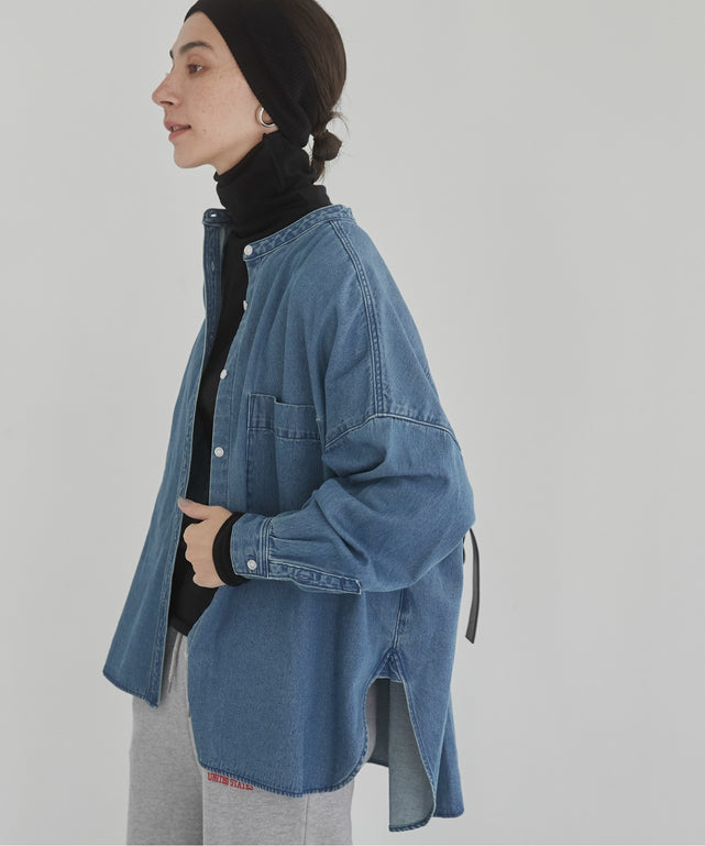 オーバーサイズデニムシャツ