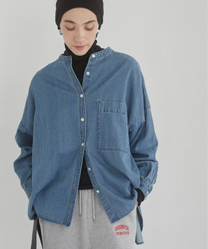オーバーサイズデニムシャツ