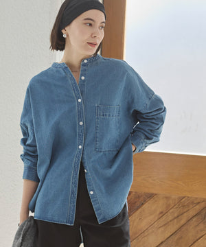 オーバーサイズデニムシャツ