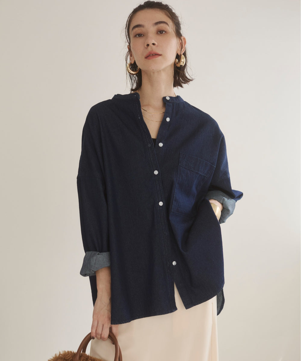 オーバーサイズデニムシャツ