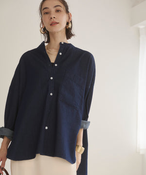 オーバーサイズデニムシャツ