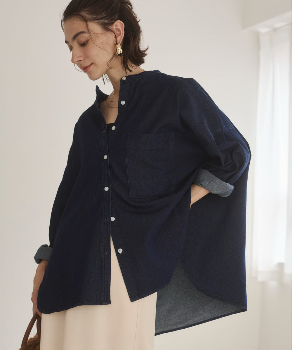オーバーサイズデニムシャツ