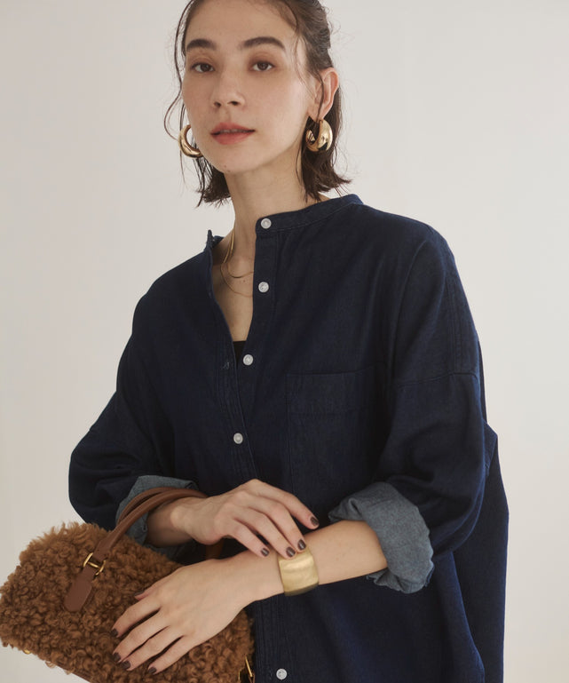 オーバーサイズデニムシャツ