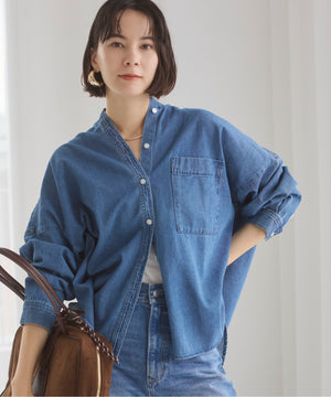 オーバーサイズデニムシャツ