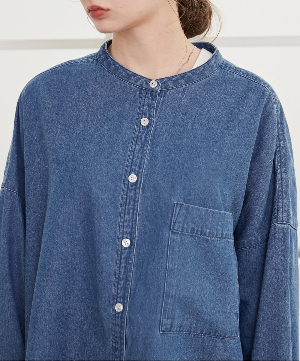 オーバーサイズデニムシャツ