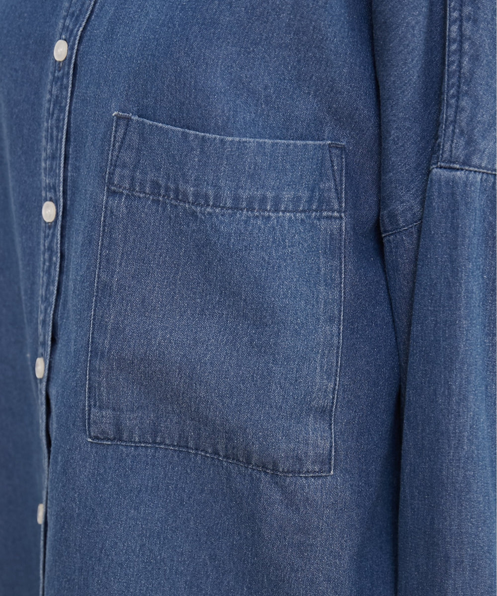 オーバーサイズデニムシャツ