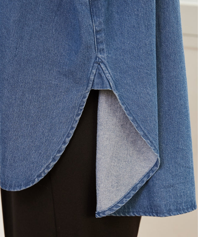 オーバーサイズデニムシャツ