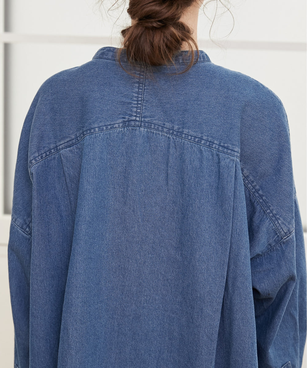 オーバーサイズデニムシャツ