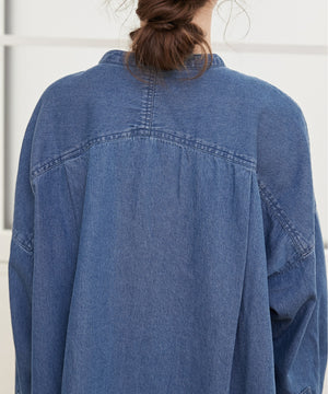 オーバーサイズデニムシャツ