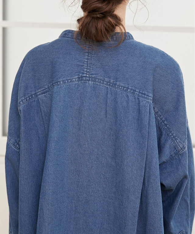 オーバーサイズデニムシャツ