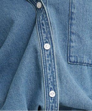 オーバーサイズデニムシャツ