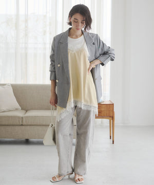 リネンライクジャケット