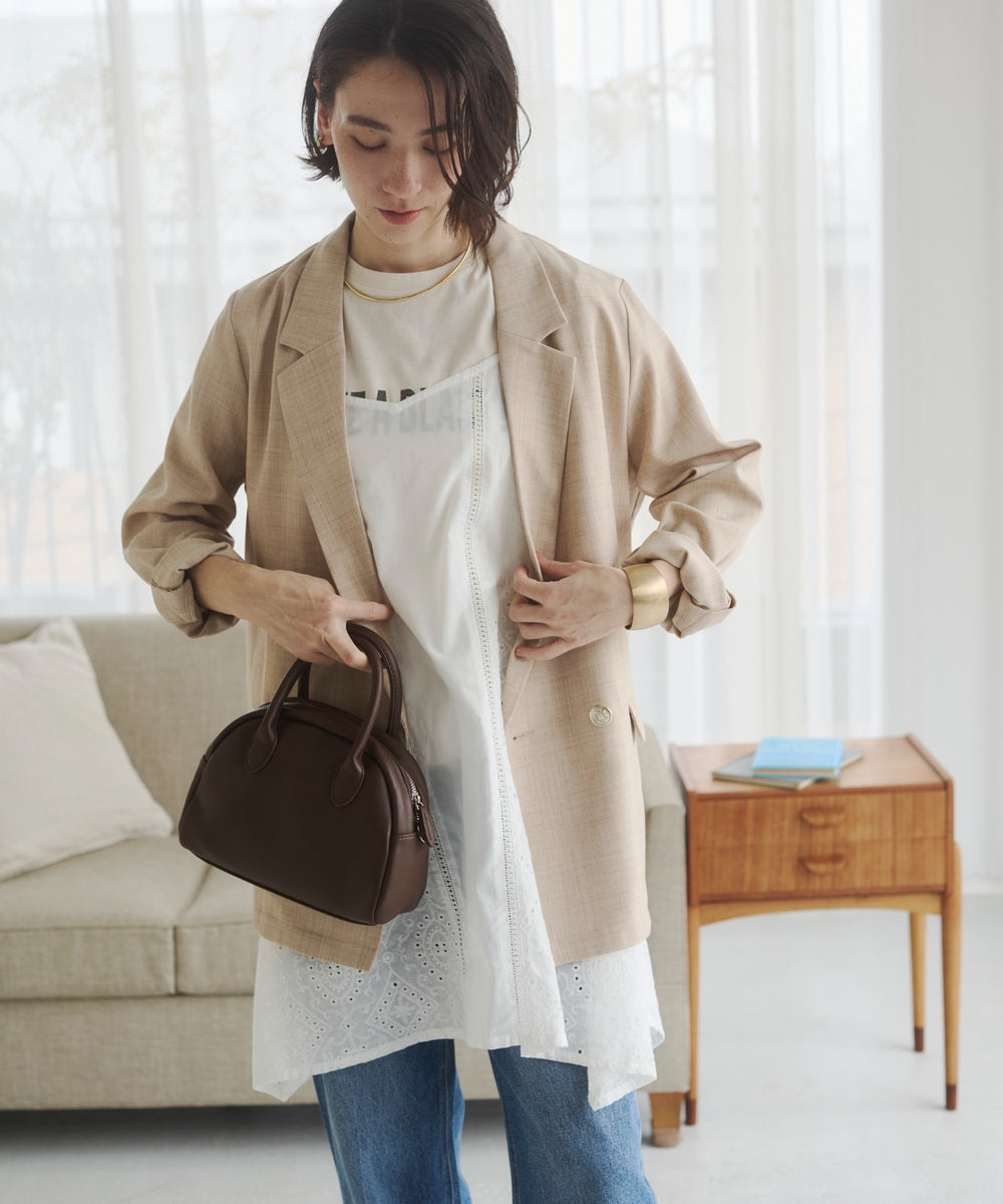 リネンライクジャケット