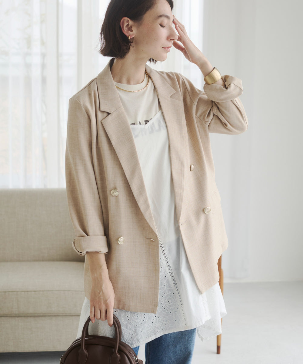 リネンライクジャケット