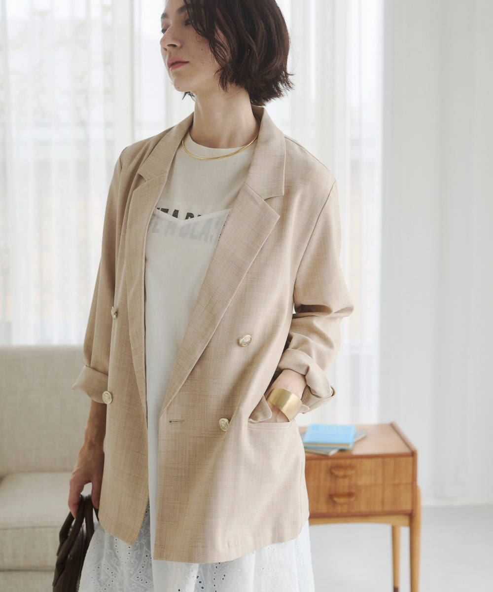 リネンライクジャケット